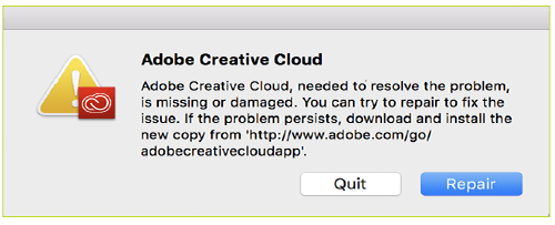 Erreurs d'installation Adobe CC